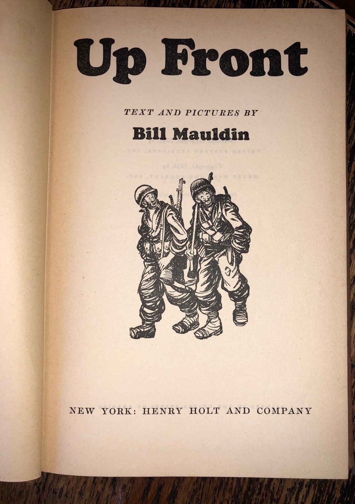up front by bill mauldin up front by bill mauldin