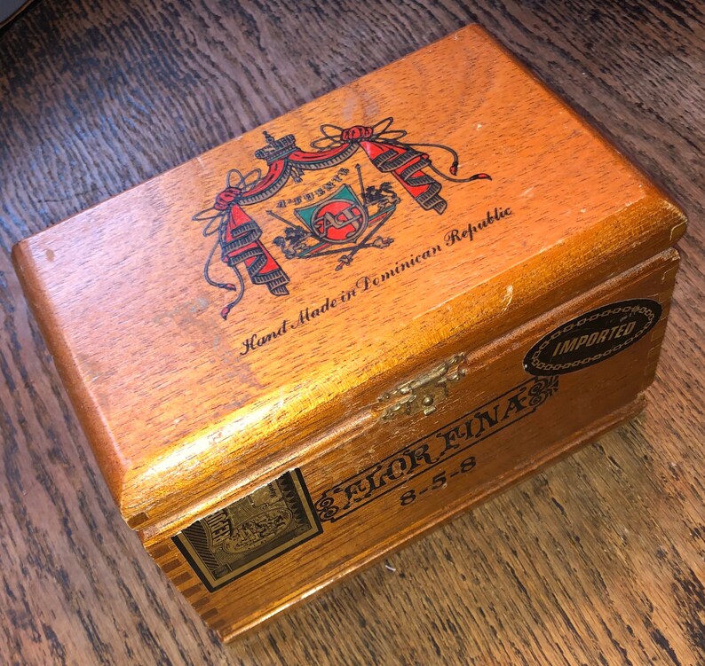 Flor Fina 85 8 MADURO Cigar Box Dominican Republic Florfina Etsy