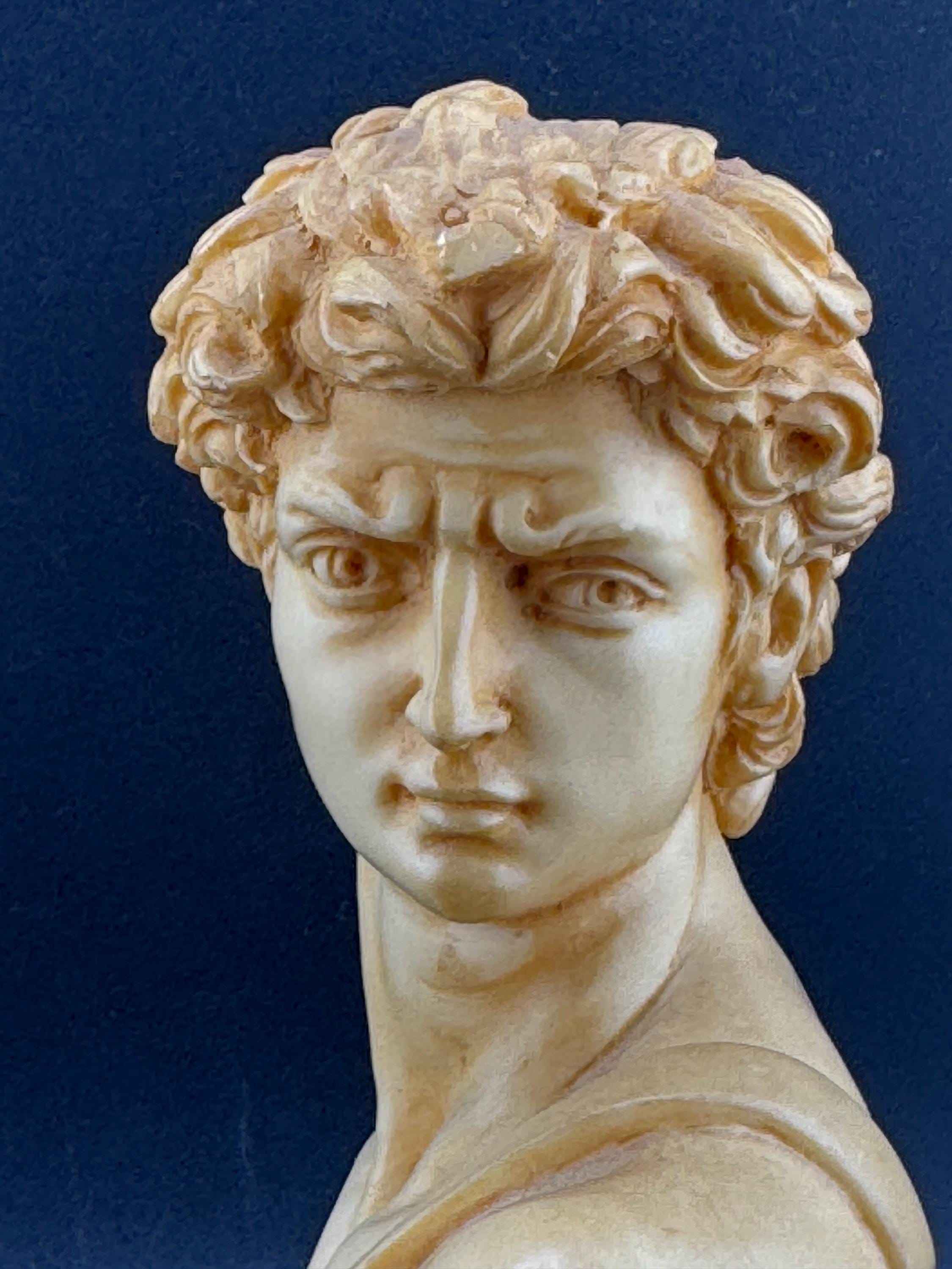 ヴィンテージ G ルッジェリ ミケランジェロのダビデ像 台座付き