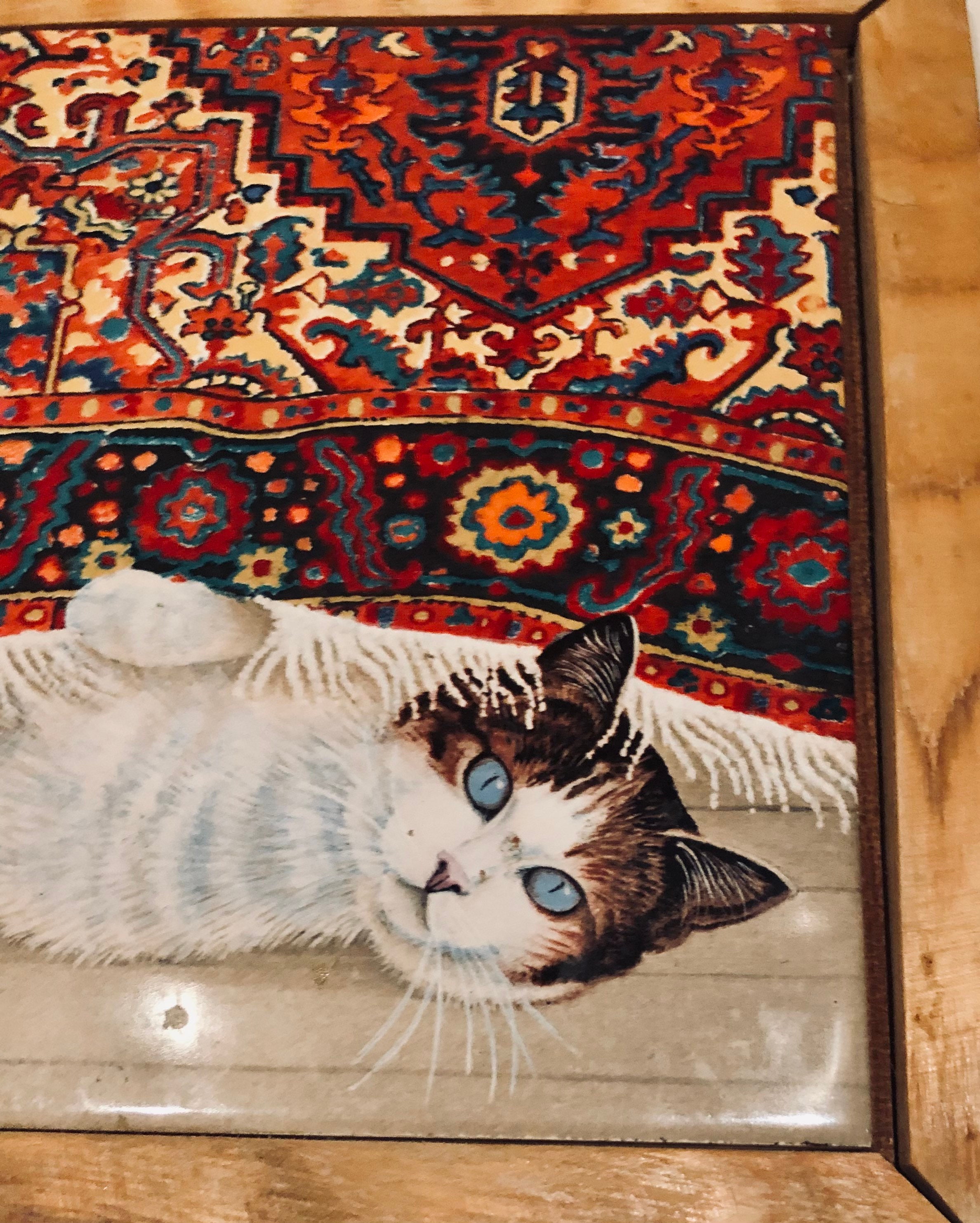 ⛰GlasFliesenmalerei 【Kätzchen】von M.Horn ⛰GlasFliesenmalerei 【Kätzchen】von M.Horn Ein Mosaik aus bunten