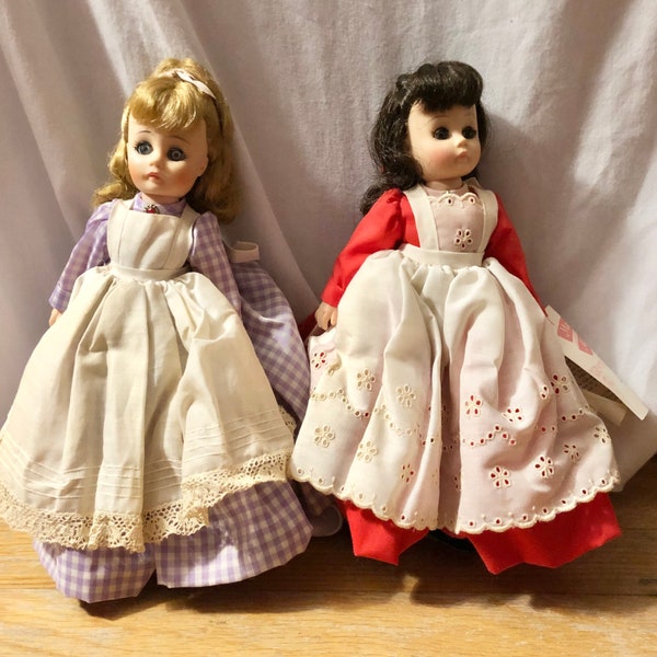 Madame Alexander Little Women Set Meg Marme Beth and Jo 12 Inch Vintage Lissy Face w Sleep Eyes Grandmother Core Literary Classics 4 Dolls