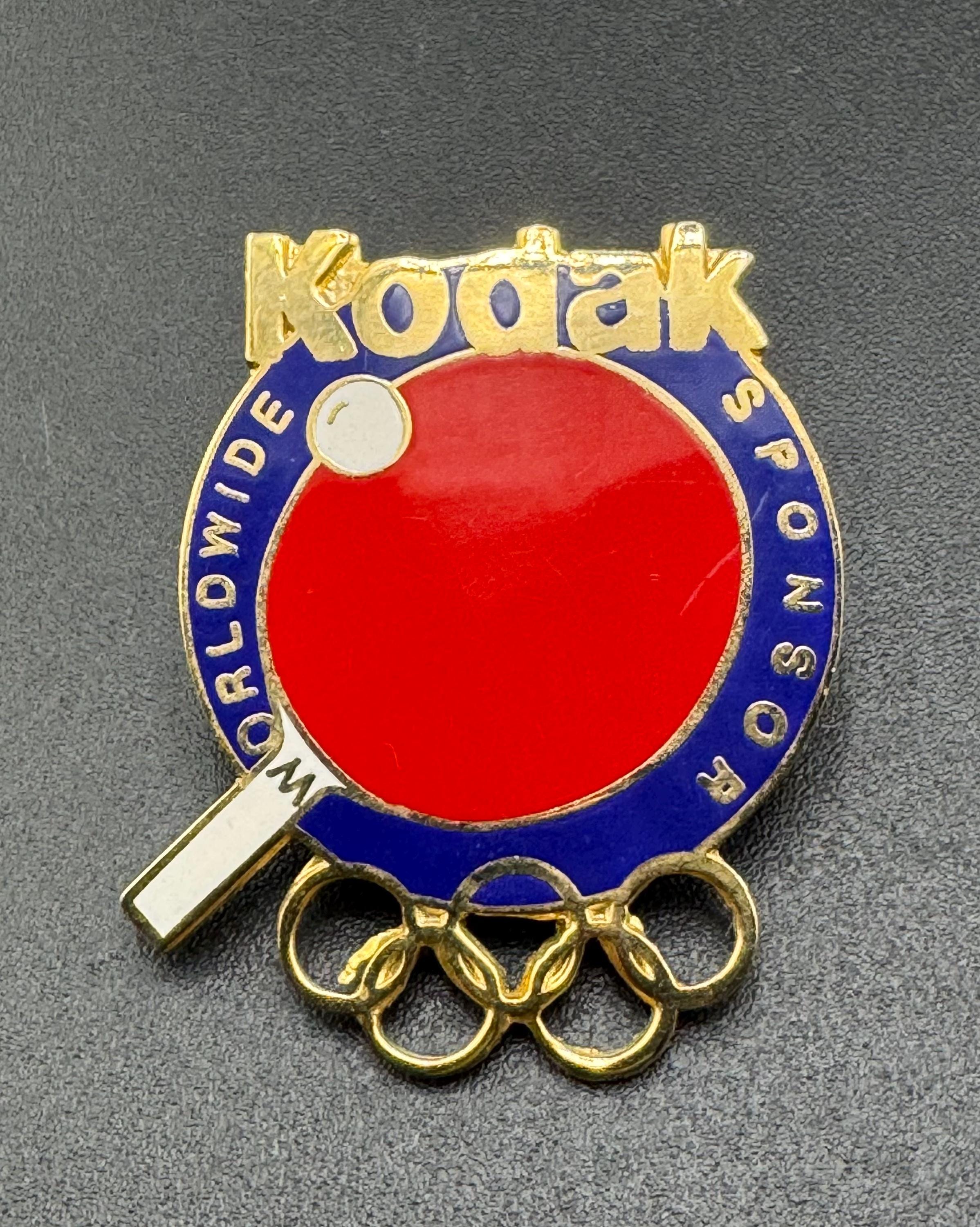 6 1996 Atlanta Olympic Trading Pins Time Magazine Kodak Ping Pong