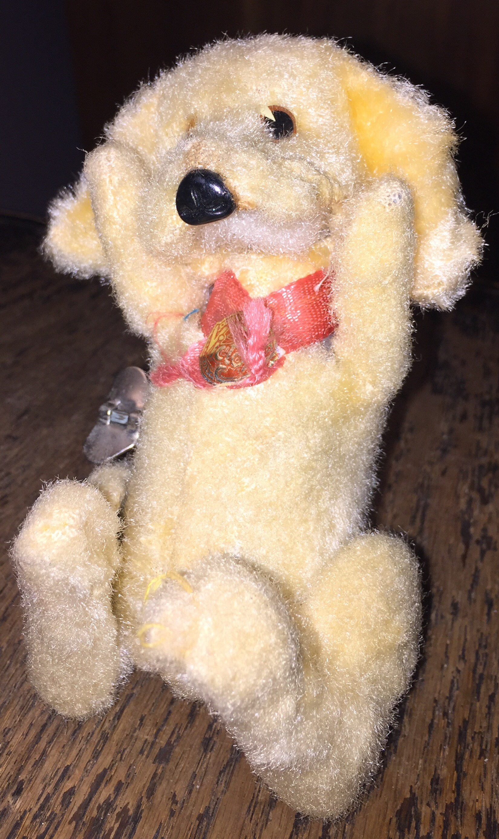 Windup Dog Toy Fur Covered Vintage Wind up Dog as Found Circa Etsy UK