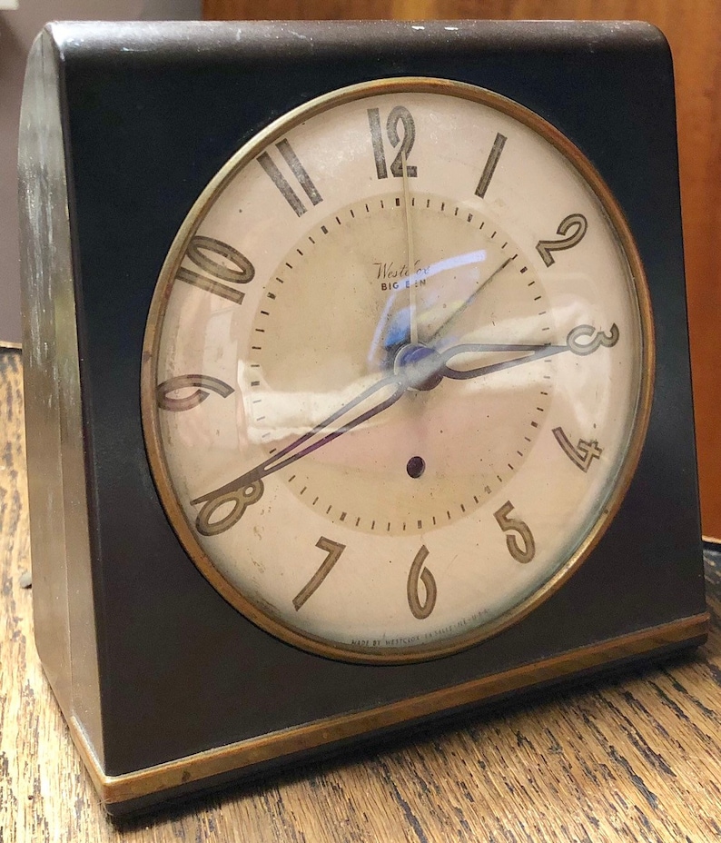 Vintage Westclox Big Ben S6D Bakelite Electric Alarm Clock Etsy