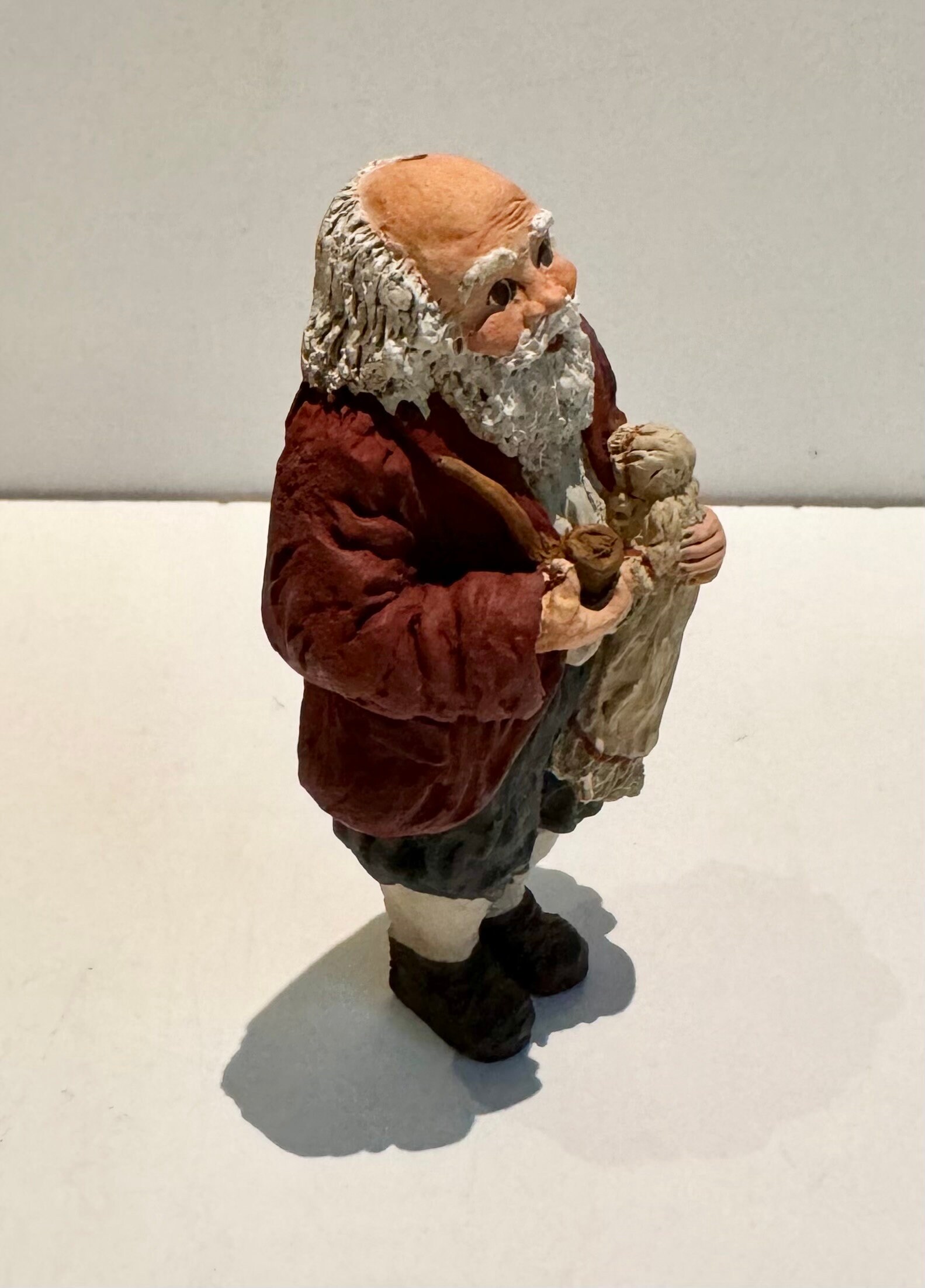 1990 Vintage June Mckenna Santa Claus Christmas Ornament Figurine