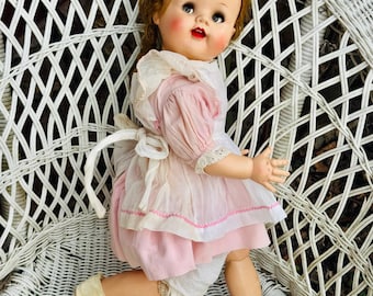 Antique- Doll- American Character- Vinyl- Tiny Tears - Sleep Eyes