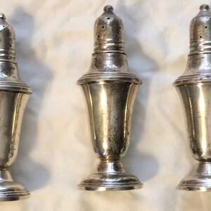 1950s Fisher Sterling Silver Salt & Pepper Shaker Set - Etsy