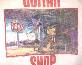 Vintage 1989 JEFF BECK Japan Tour Promo T Shirt Size S-M