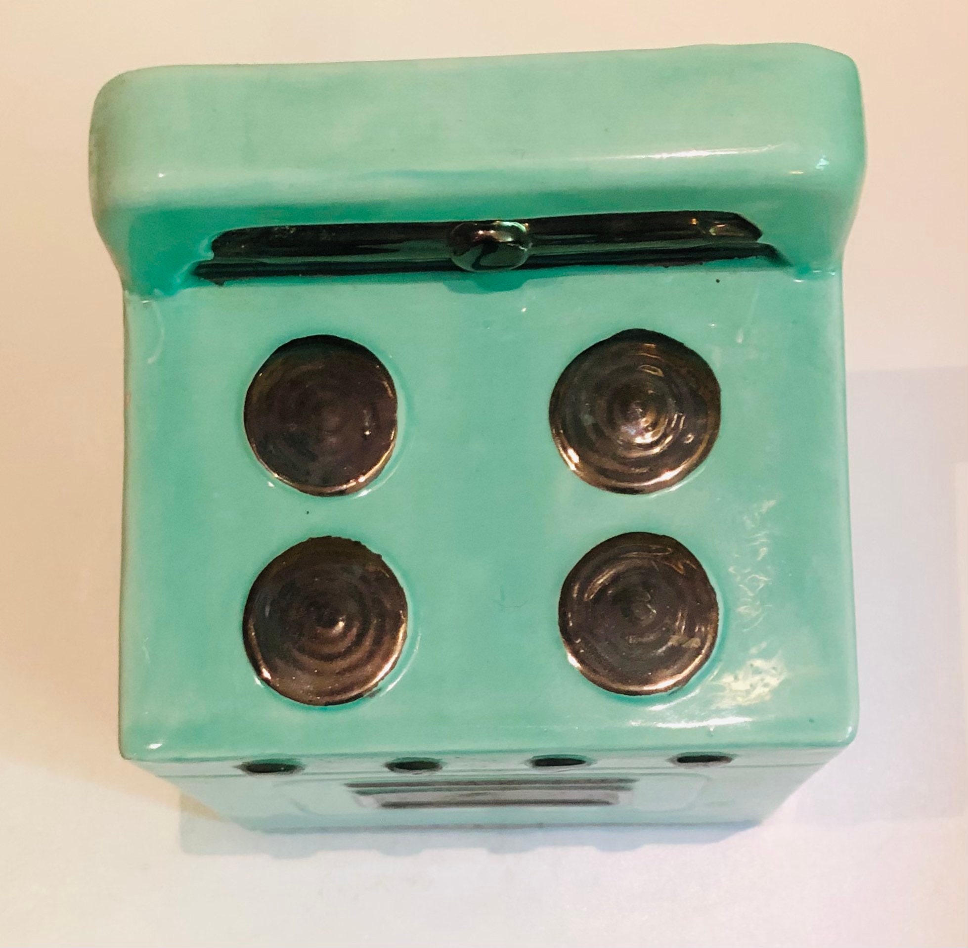 Vintage 1987 Leadworks Inc Miniature Green Ceramic Retro Kitchen Midcentury Stove Oven Range Piggy Bank - Etsy Vintage 1987 Leadworks Inc Miniature Green Ceramic Retro Kitchen Midcentury Stove Oven Range Piggy Bank - Etsy