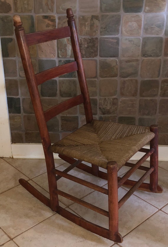 Antique sewing on sale rocking chair