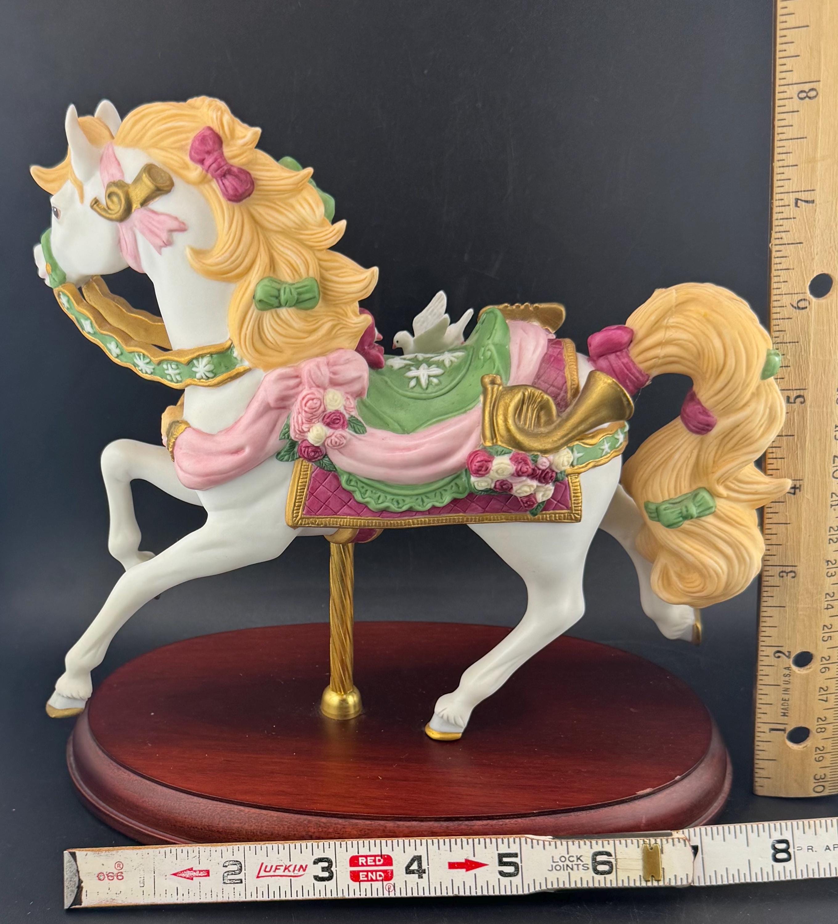 1996年製 レノックス クリスマス カルーセル 馬の像「プランサー