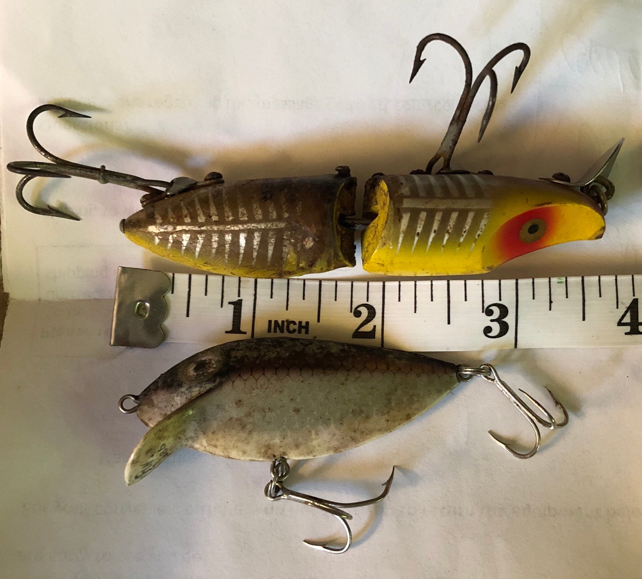 Vintage Fishing Lure - Heddon River Runt Spook Floater - Misión Boliviana  Occidental