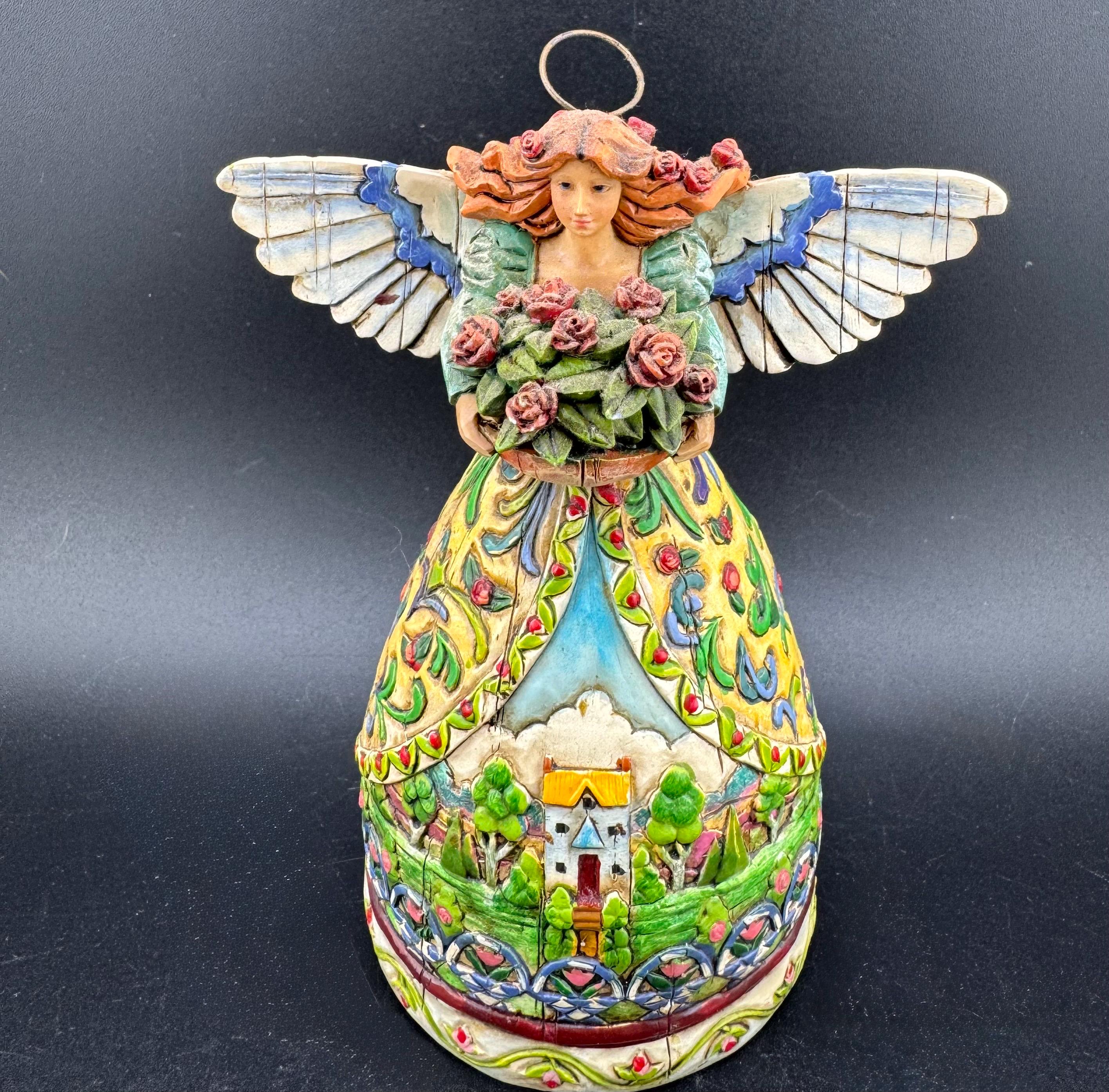 H524\" JIMSHORE/HEARTWOOD CREEK 天使 置物 まとめ Quilt Angel Ornament – Jim Shore
