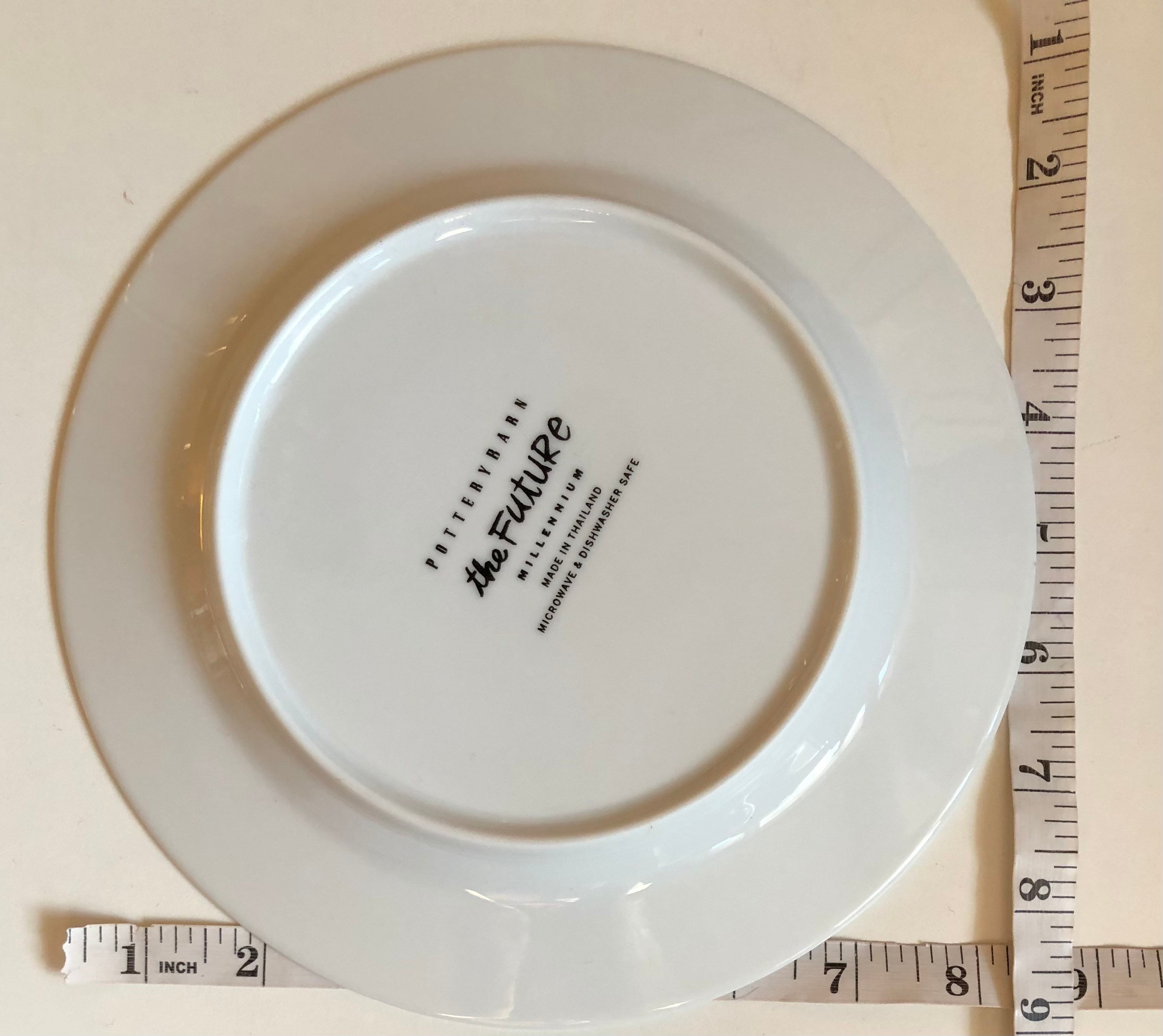 6 Vintage Pottery Barn Millennium Salad Plates Teens Twenties