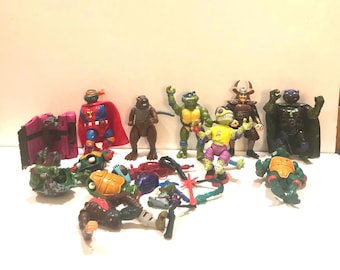 ヴィンテージ タートルズ ロット TMNT 80年代 90年代 古いおもちゃ