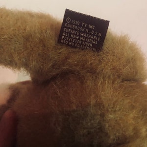 Ours En Peluche Articulé Vintage - Collection Tails & Tales, Avec étiquette Carton, Neuf