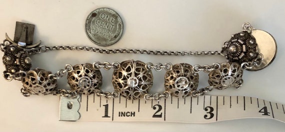 Rare 1800s Antique Dutch Button Bracelet Zeeuwse … - image 9