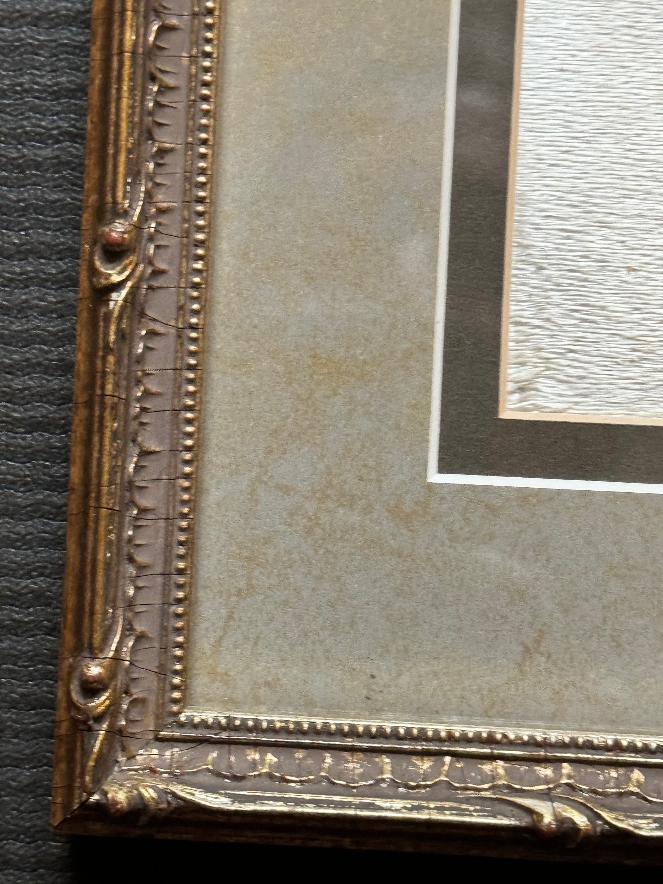 ヴィンテージ 額入り 日本のシルク刺繍 壁アート 富士山 風景 パゴダ