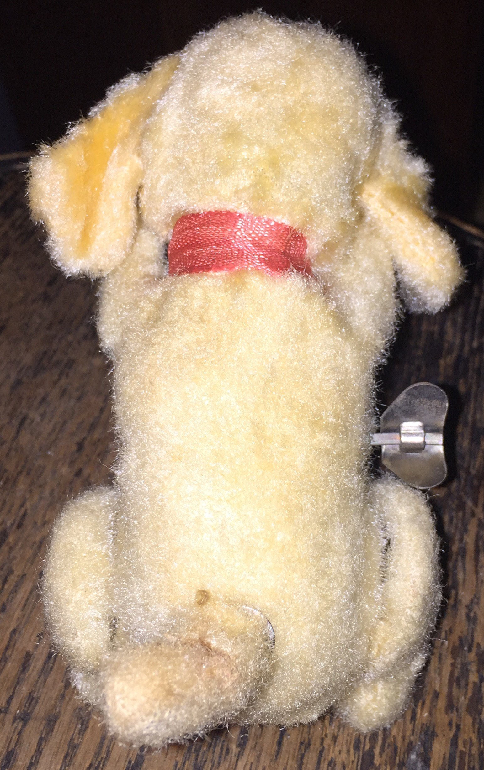 Windup Dog Toy Fur Covered Vintage Wind up Dog as Found Circa Etsy UK