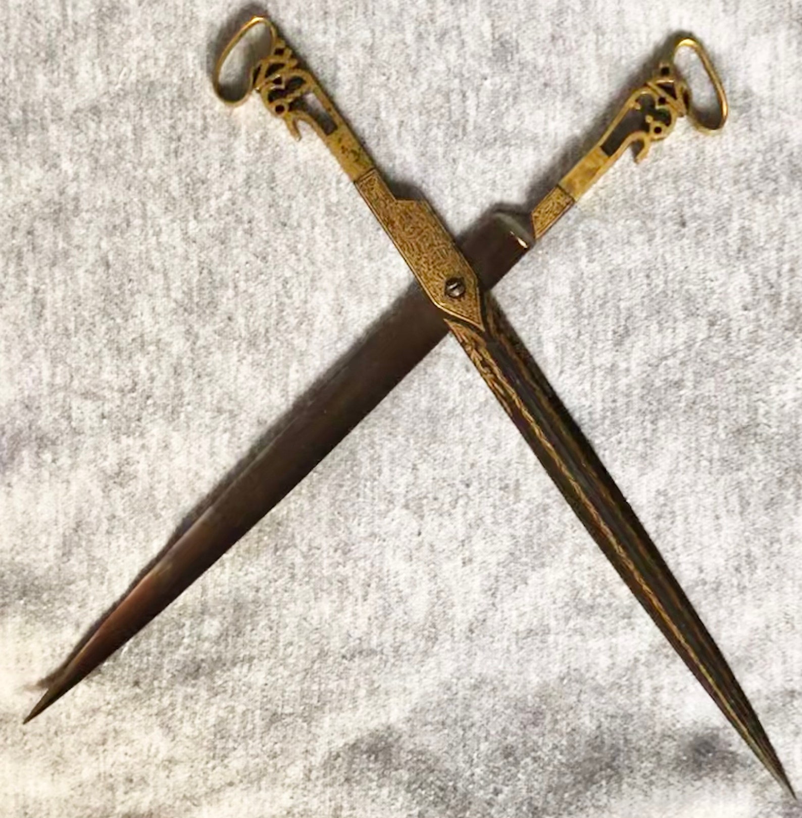 Antique Ottoman Calligraphers Scissors Turkey Antique Ottoman Persian ...
