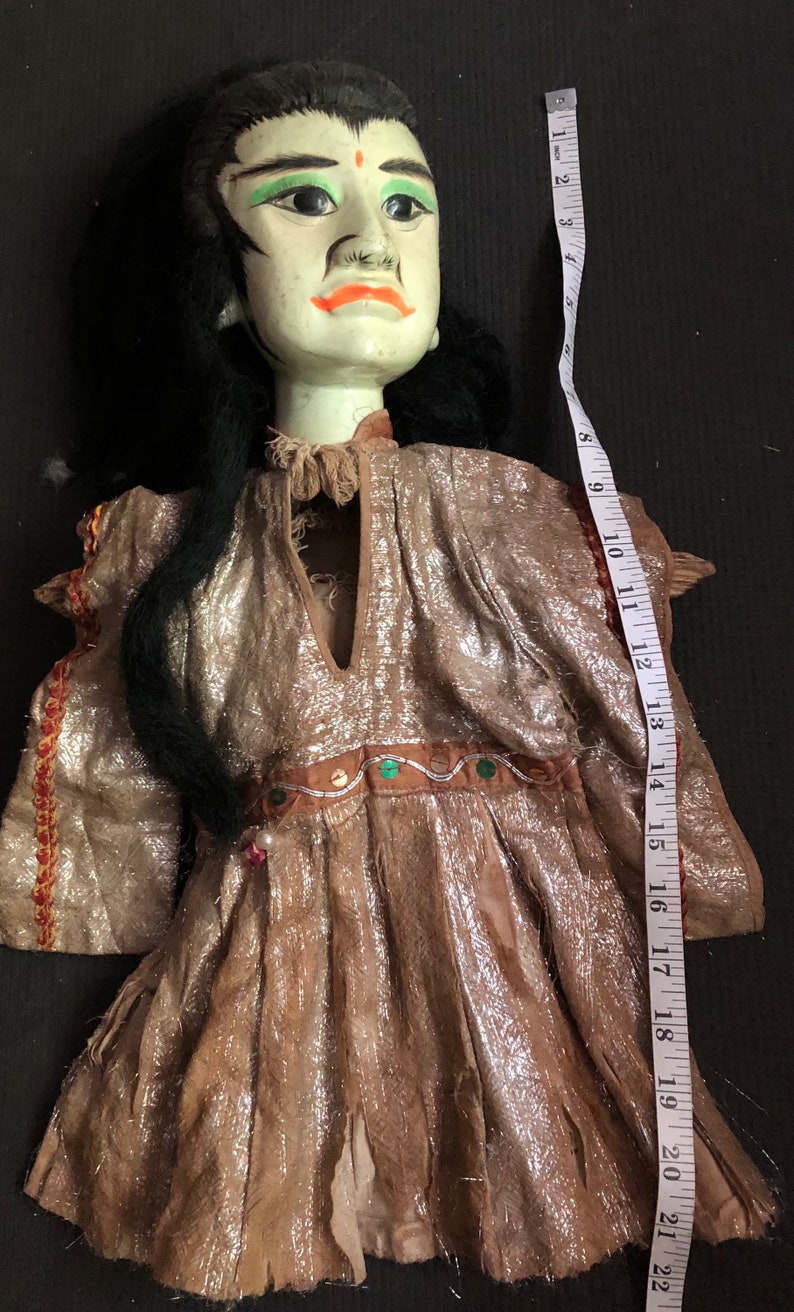 Antique Chinese Puppet Handmade VERY Old Wooden Hand Painted - Etsy