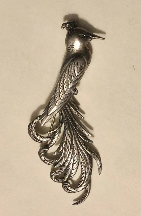 Vintage Large Danecraft Sterling Silver Quetzal B… - image 2