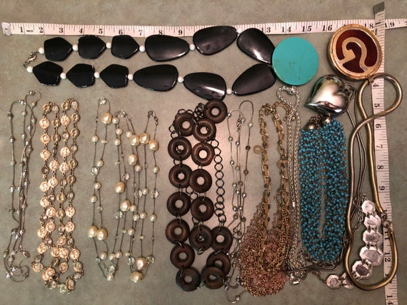 1980s-90s Vintage Necklace Collection Wholesale J… - image 9
