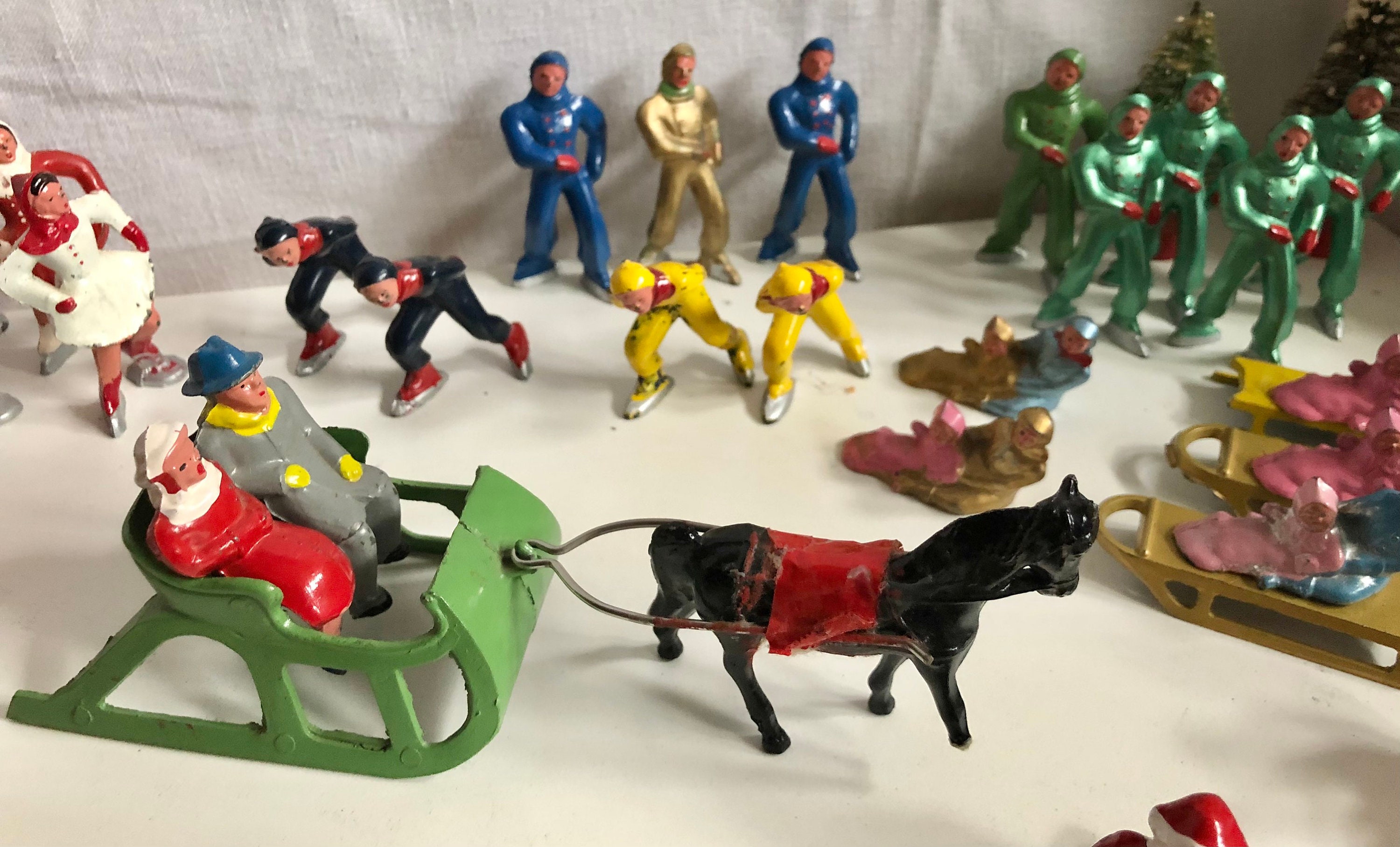 Barclay vintage lead figures sales