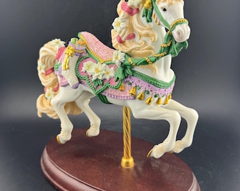 Lenox “romance” Carousel Horse Figurine. Limited Edition, 22K Gold