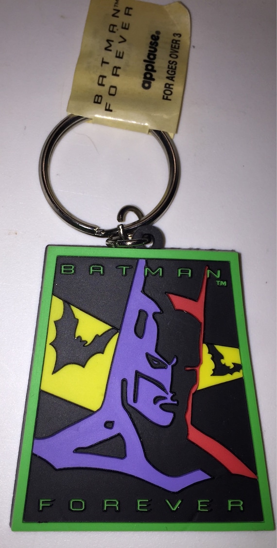 Choice of ONE 1995 Batman Forever DC COMICS Applause Key Chain Key Ring Batman New Old Stock Mint the Riddler Two Face Robin Bat Signal Etsy Canada