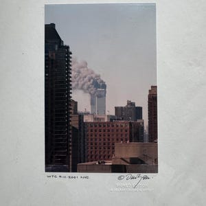 2 Delbart Duchein Vintage WTC 911 NYC World Trade Centers Fotografias assinadas por artistas e fotos posteriores História da cidade de Nova York Edições foscas