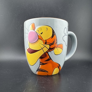 Fabelhafte Tigger Becher Kaffeetasse Disney Parks Winnie The Pooh Klassische Charakter Tasse w Griff 16 oz EUC wie neu unbenutzt