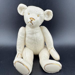 Vintage Lenox Porcelain Teddy Bear Figurine Smithsonian Institution Centennial Limited Edition 2003