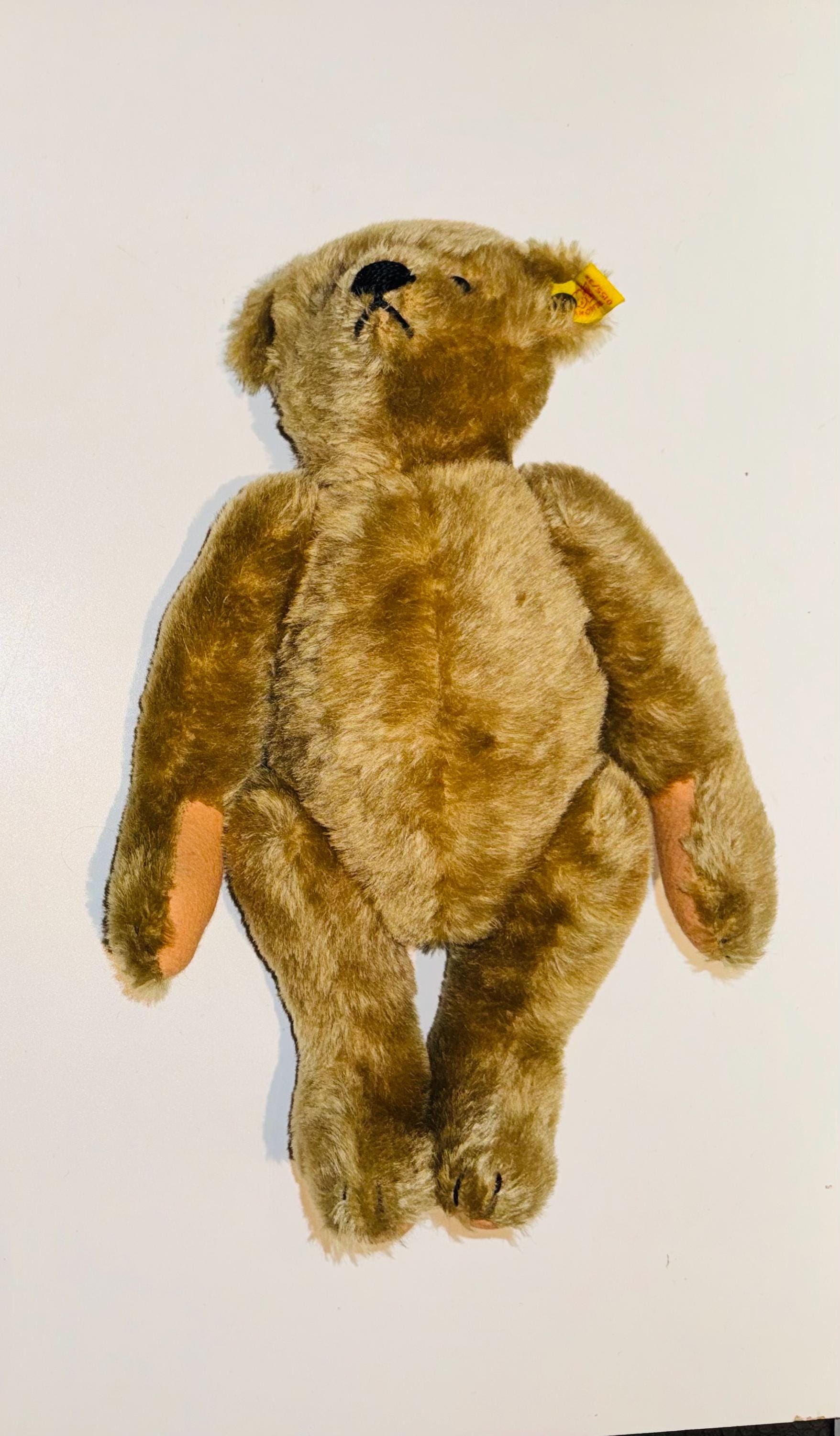 Vintage Steiff Teddy Bear Jointed Poseable Stuffed Animal 0155/32