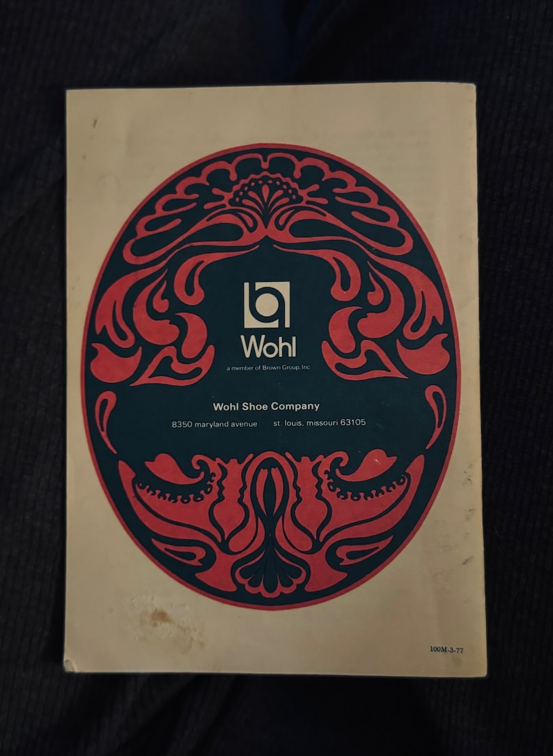 Vintage 1969 Shoes of Yesterday Wohl Shoe Company Book on the Romance ...