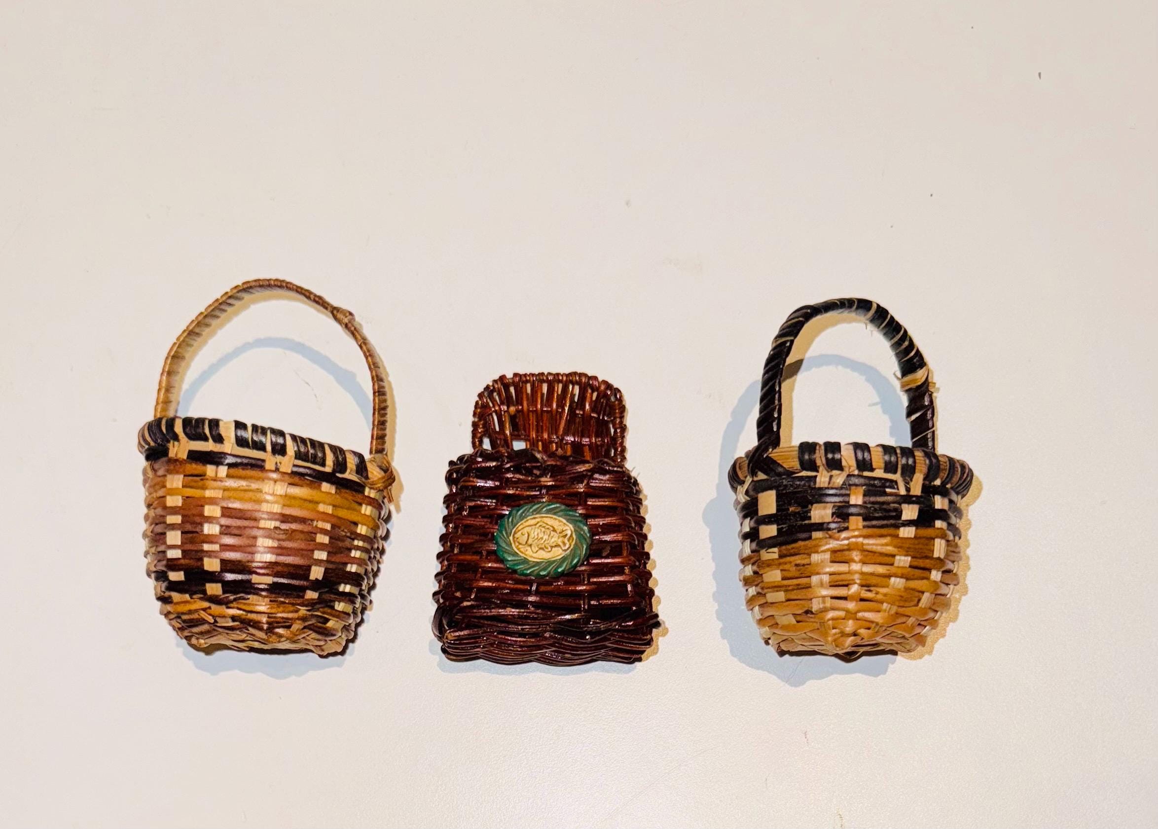 Cantre de pêche vintage, nasse de pêche en saule fendu vintage