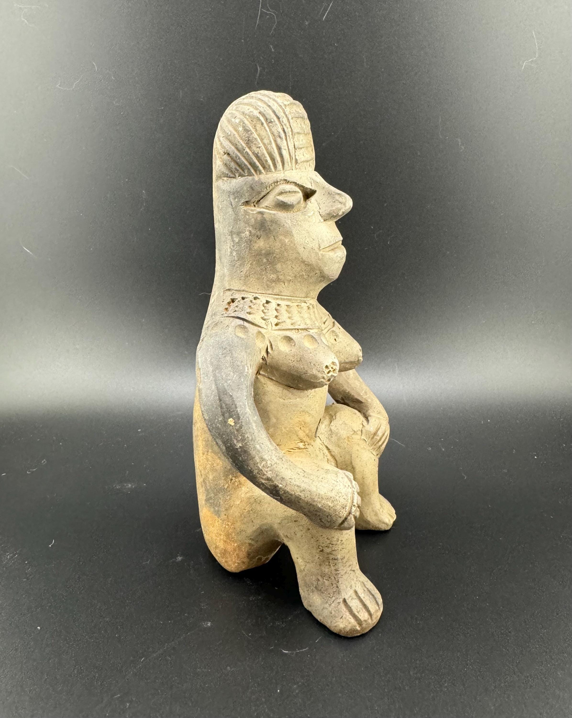 Vintage Precolumbian Style Vintage Mayan Fertility Statue