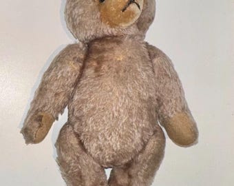 Vintage Steiff Teddy Bear Jointed Poseable Stuffed Animal 1970s