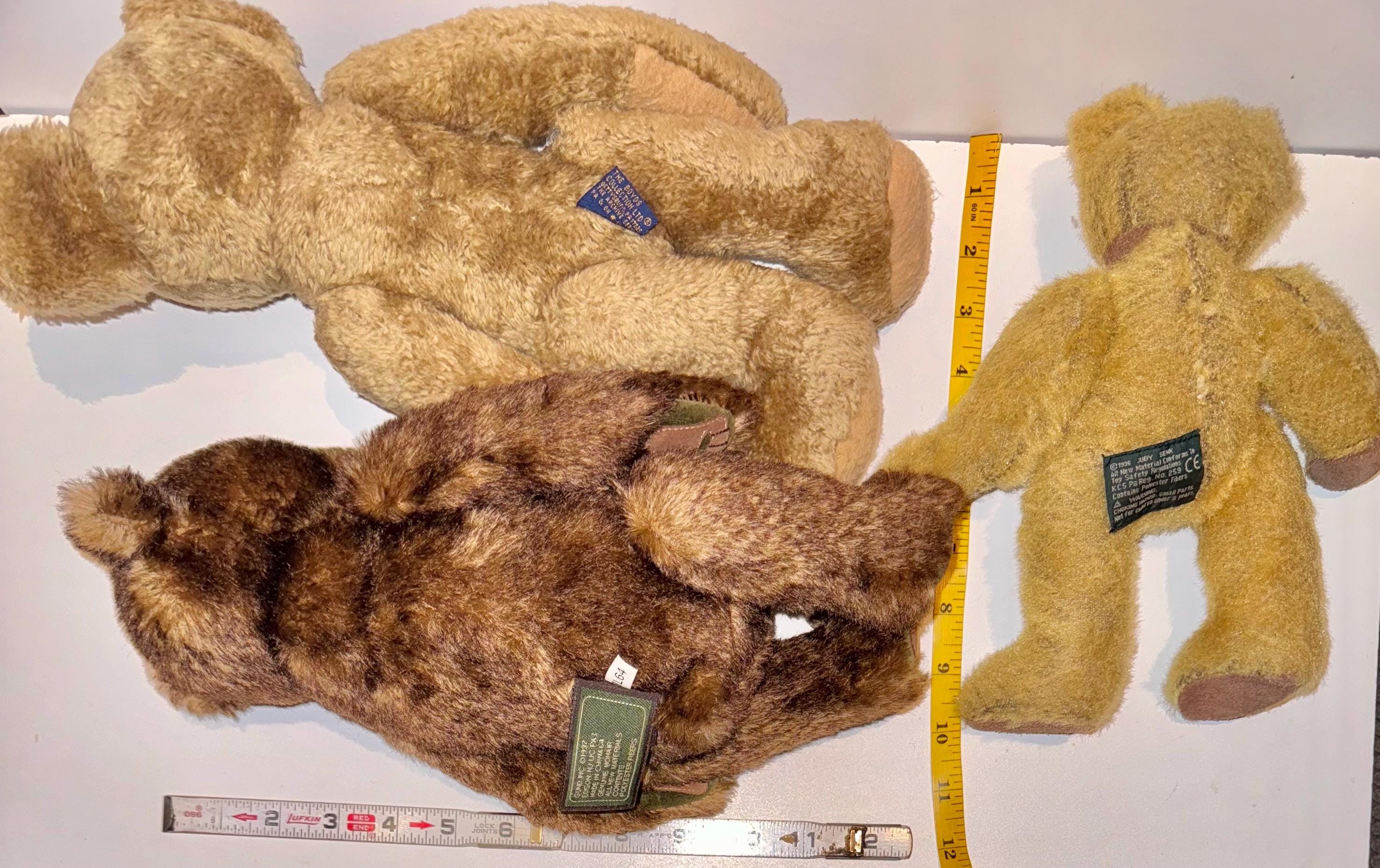 Vintage Jointed Teddy Bear Collection Gund Creme De La Bear 1898