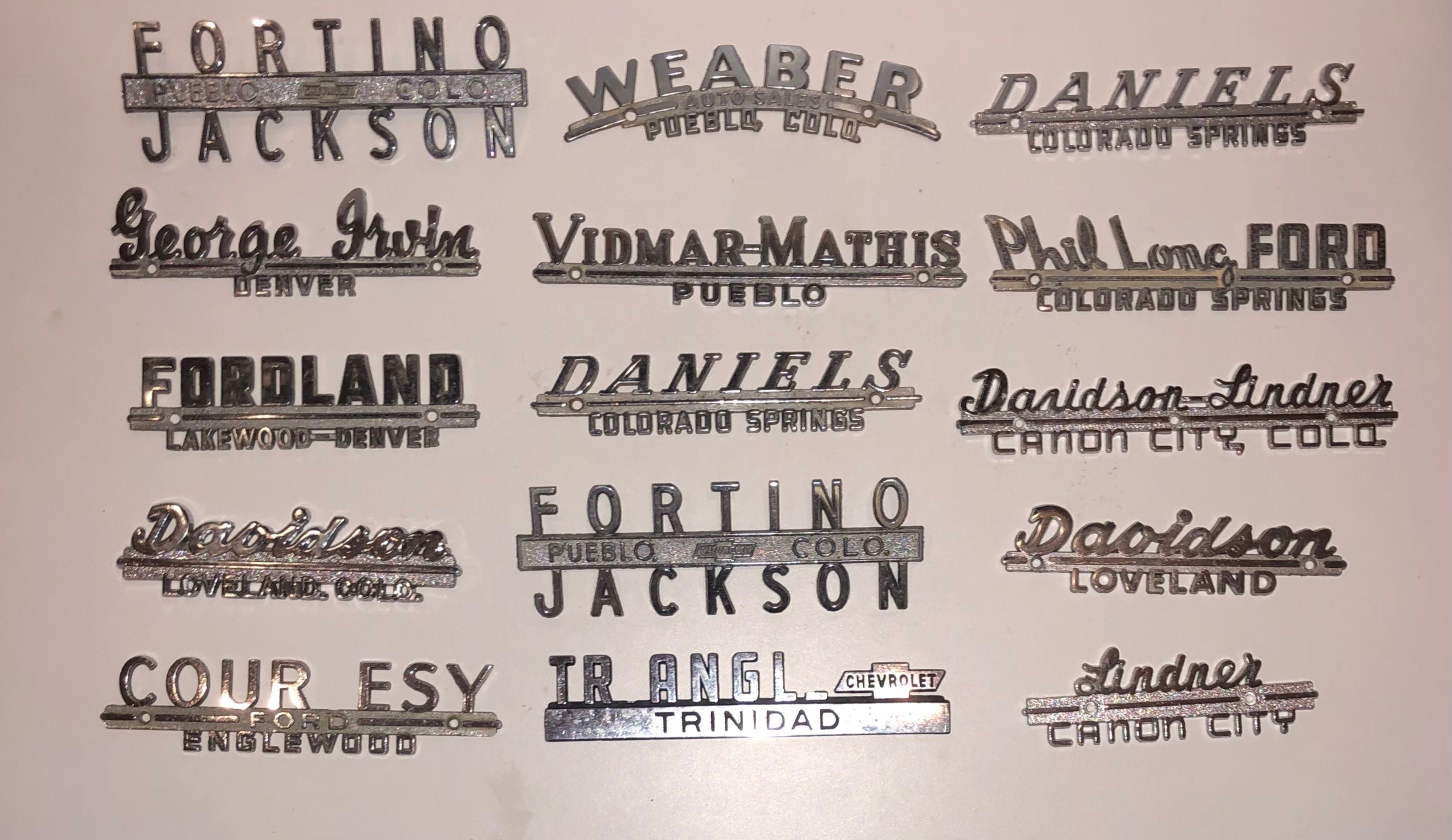 Dealership Auto Emblems