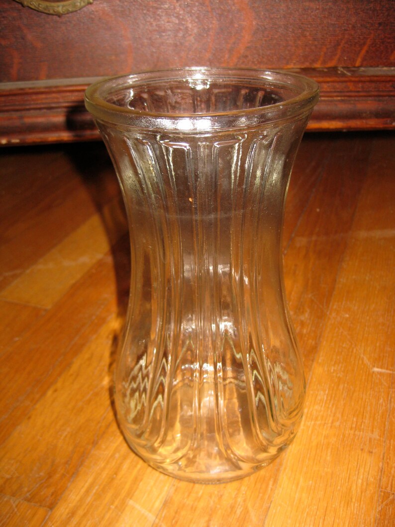 Deco Hoosier Vase Antique Art Deco Hoosier Glass Flower Vase Etsy