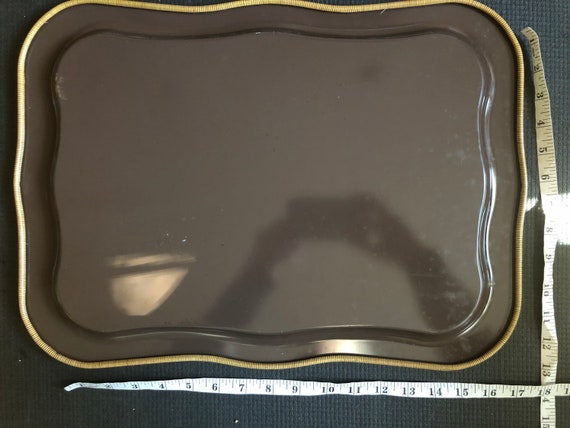 Large Vintage 1960s Metal Coca Cola Serving Tray Coke TV Trays
