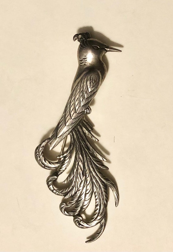 Vintage Large Danecraft Sterling Silver Quetzal B… - image 3