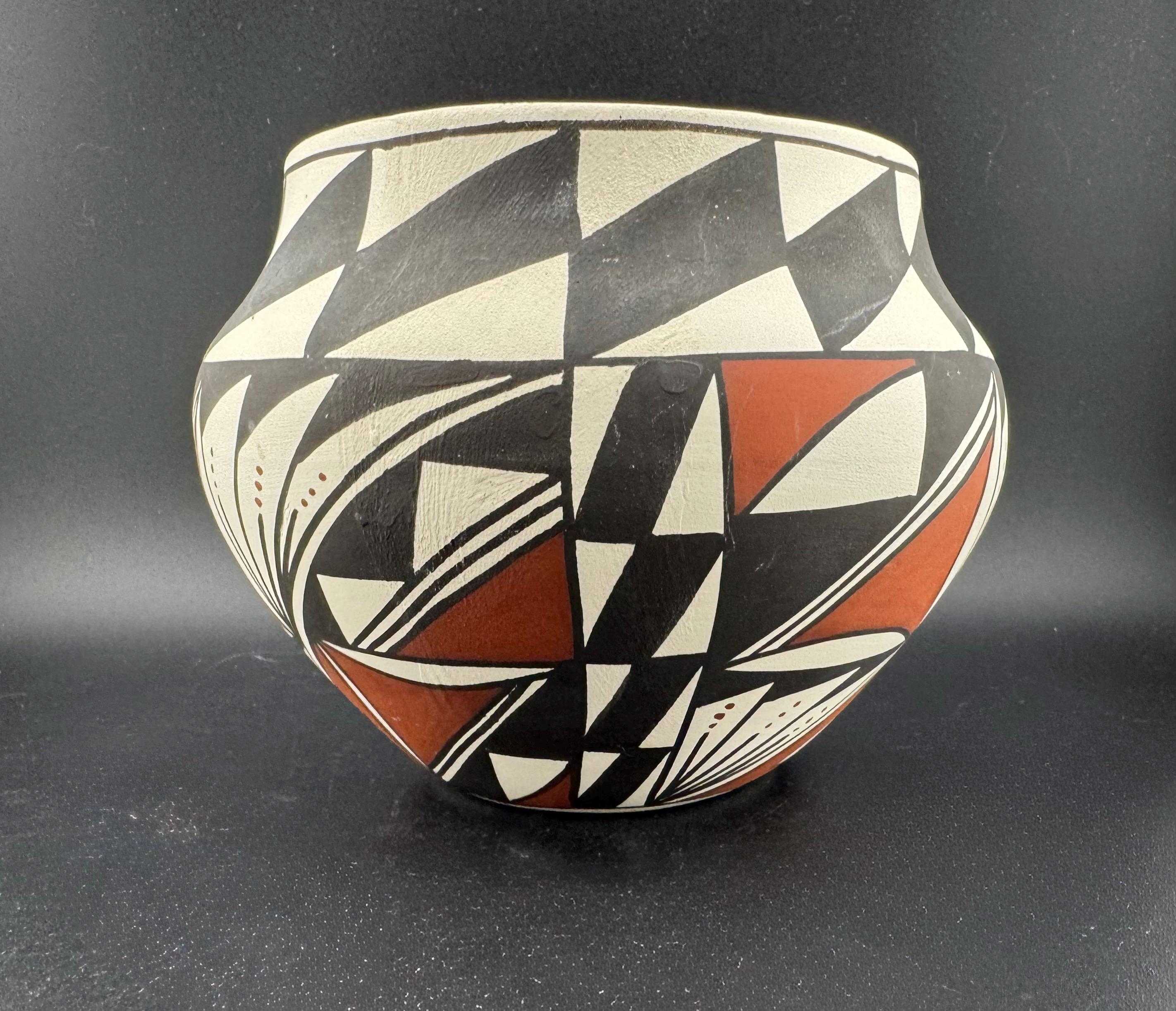 アコマ acoma ポッテリー ミニチュア 一輪挿し インディアン