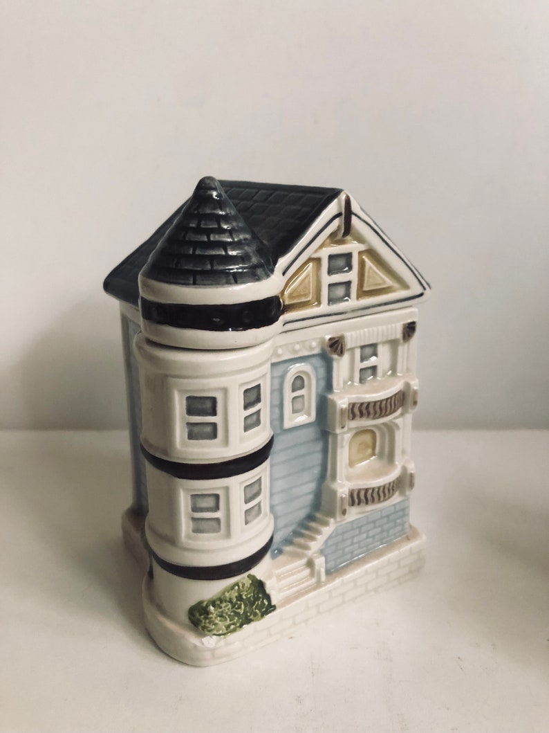 1980s Vintage Otagiri Victorian Row House Teapot & Condiment - Etsy