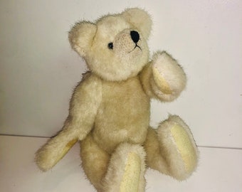 1993 Carol Carini Green "The Mountain Bears" Mary Meyer Oso de peluche blanco articulado Peluche de oso clásico de estilo victoriano