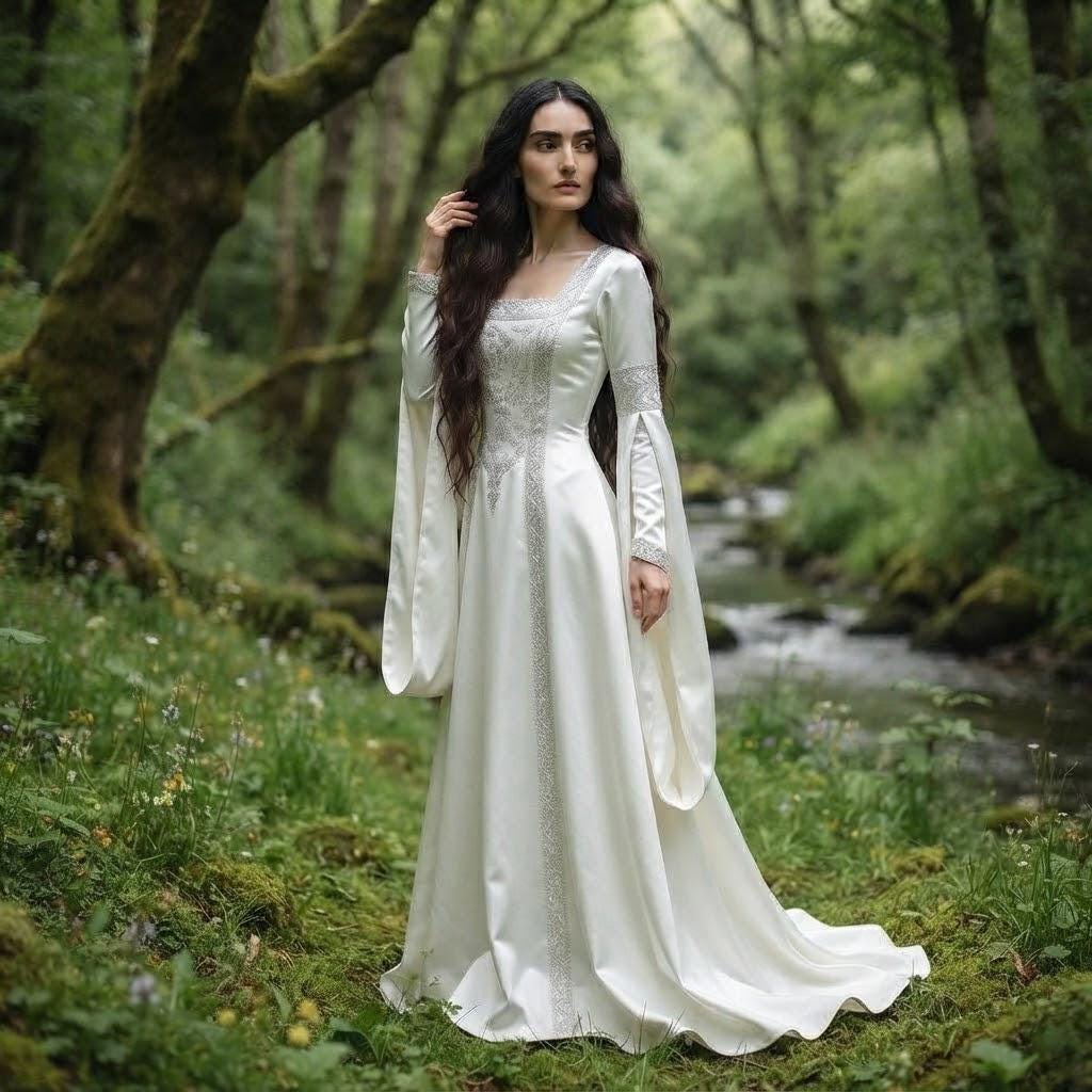 lady of lorien dress Galadriel Costume Style:65027F