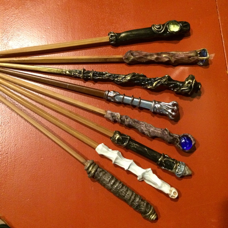 Harry Potter inspired Wizard wand unique wand one of a kind party favor stocking stuffer