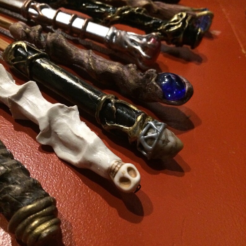 Harry Potter inspired Wizard wand unique wand one of a kind party favor stocking stuffer