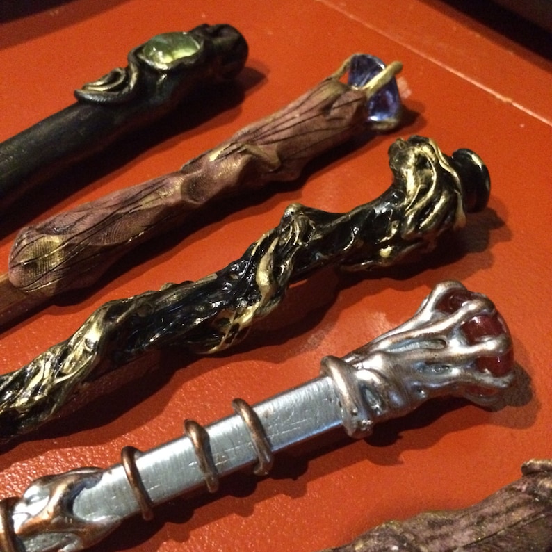 Harry Potter inspired Wizard wand unique wand one of a kind party favor stocking stuffer